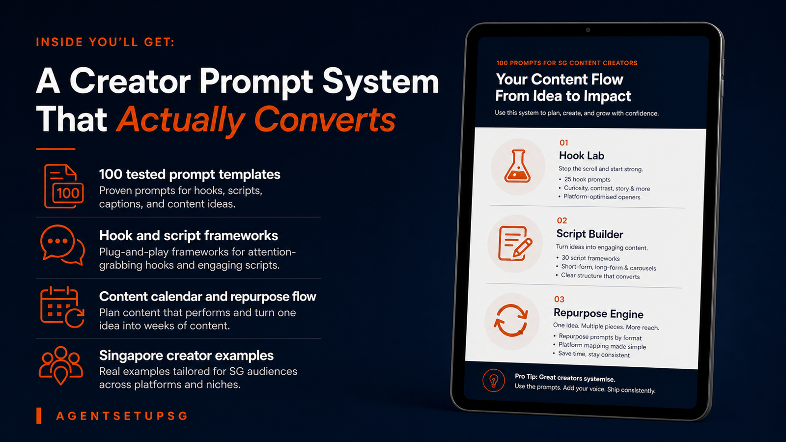 100 Prompts for SG Content Creators inside preview
