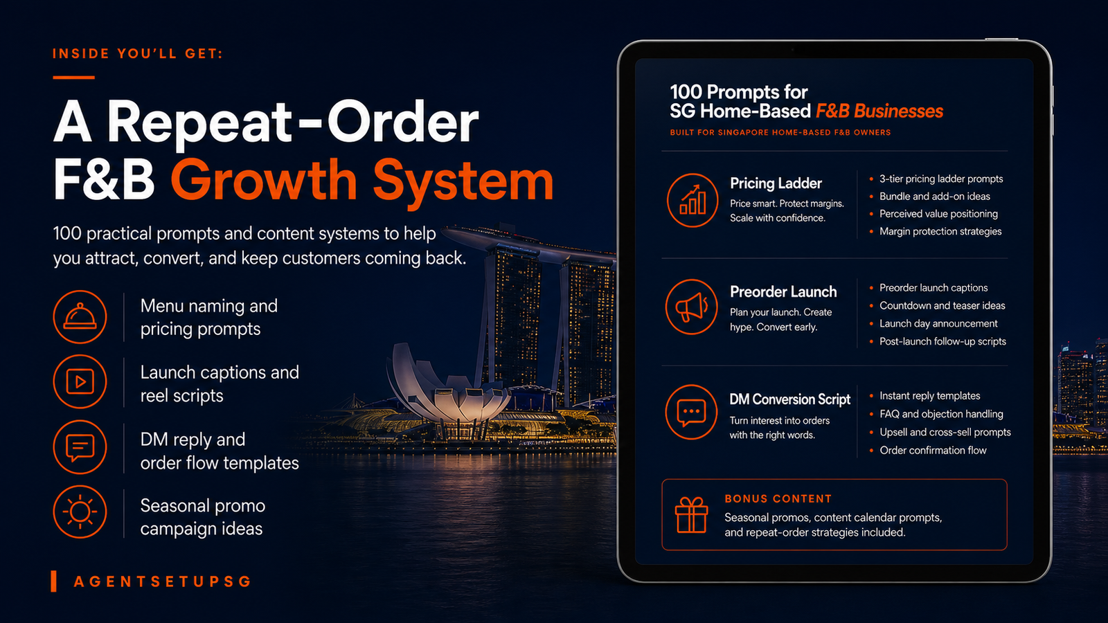 100 Prompts for SG Home-Based F&B Businesses inside preview