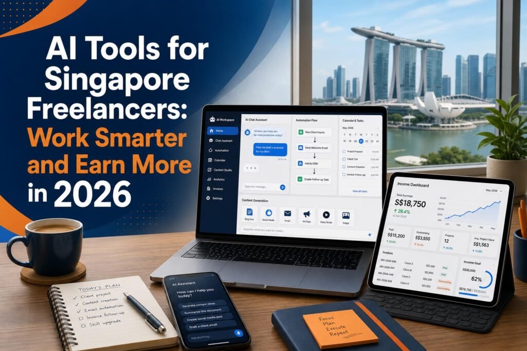 Featured image for AI Tools for Singapore Freelancers: Work Smarter and Earn More in 2026