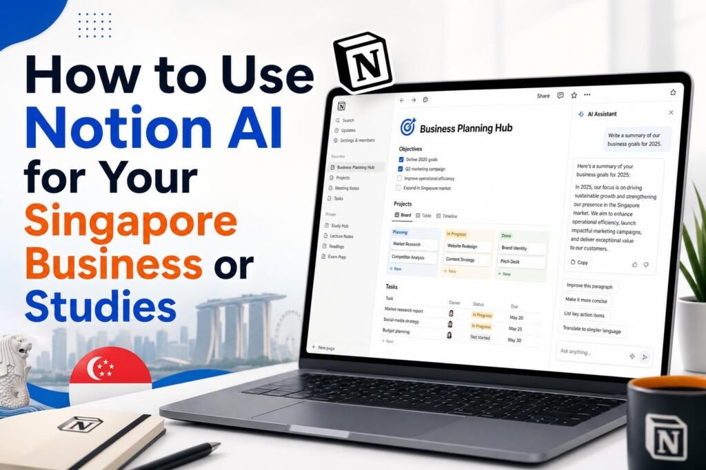 Featured image for How to Use Notion AI for Your Singapore Business or Studies