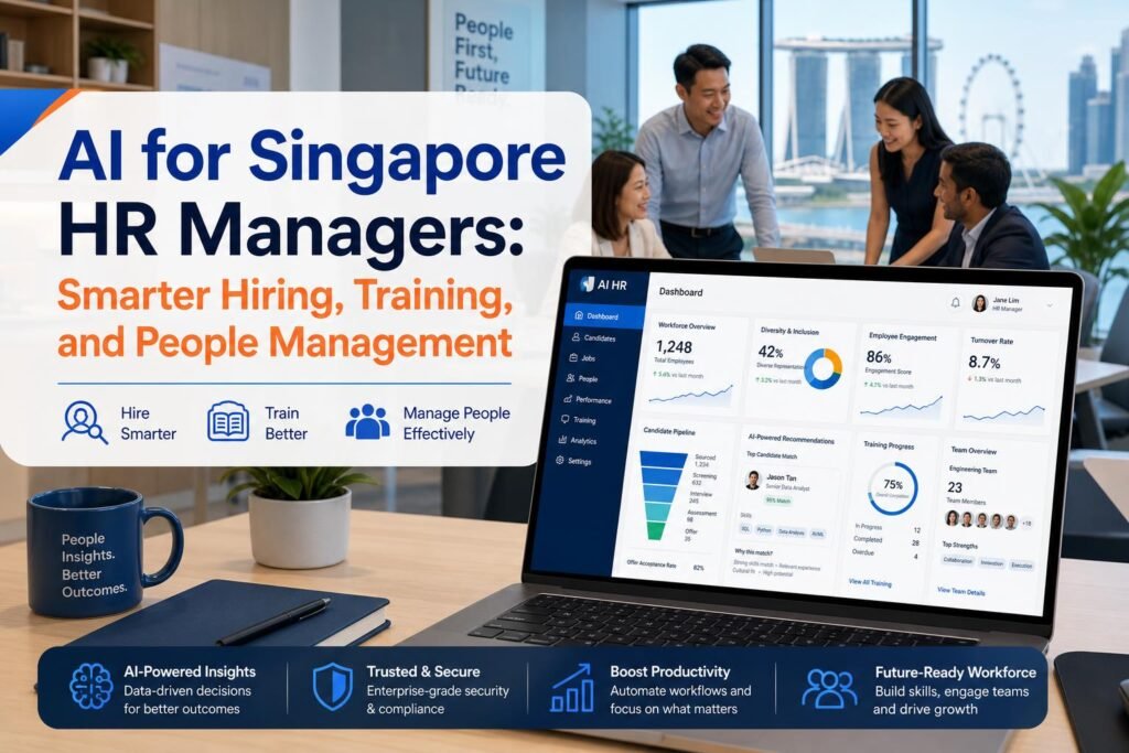 Featured image for AI for Singapore HR Managers: Smarter Hiring, Training, and People Management