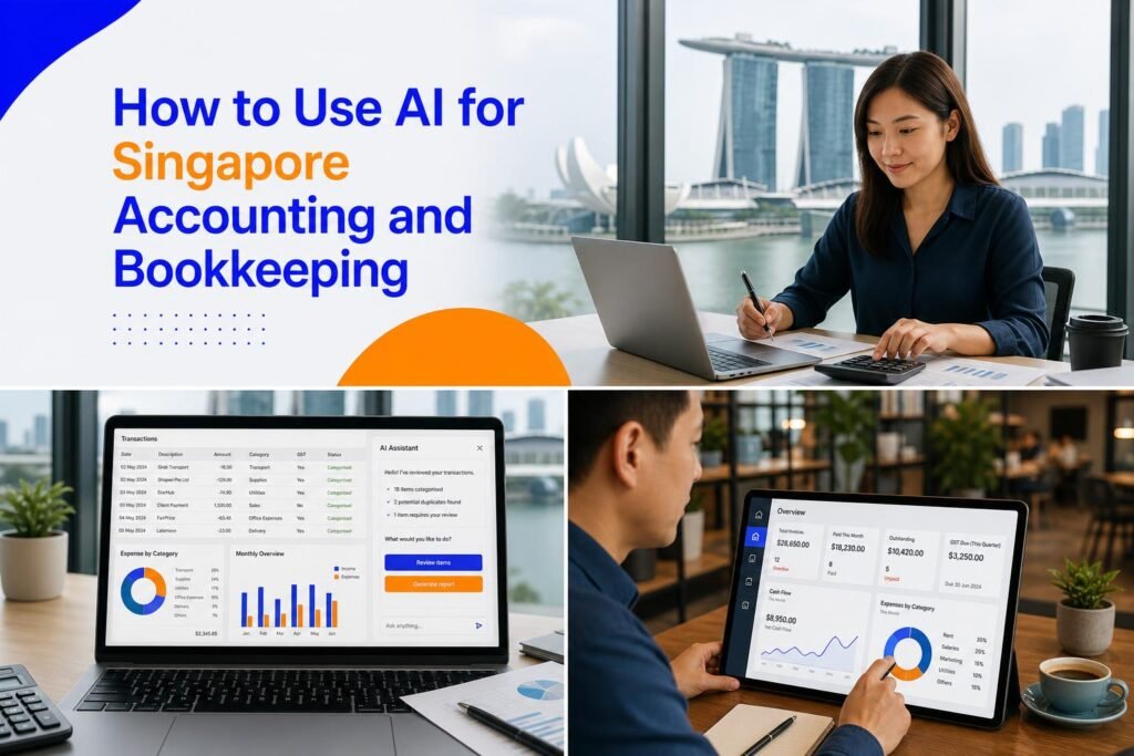 Featured image for How to Use AI for Singapore Accounting and Bookkeeping