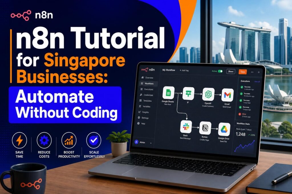 Featured image for n8n Tutorial for Singapore Businesses: Automate Without Coding