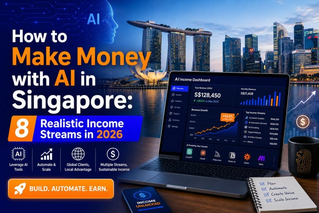 Featured image for How to Make Money with AI in Singapore: 8 Realistic Income Streams in 2026