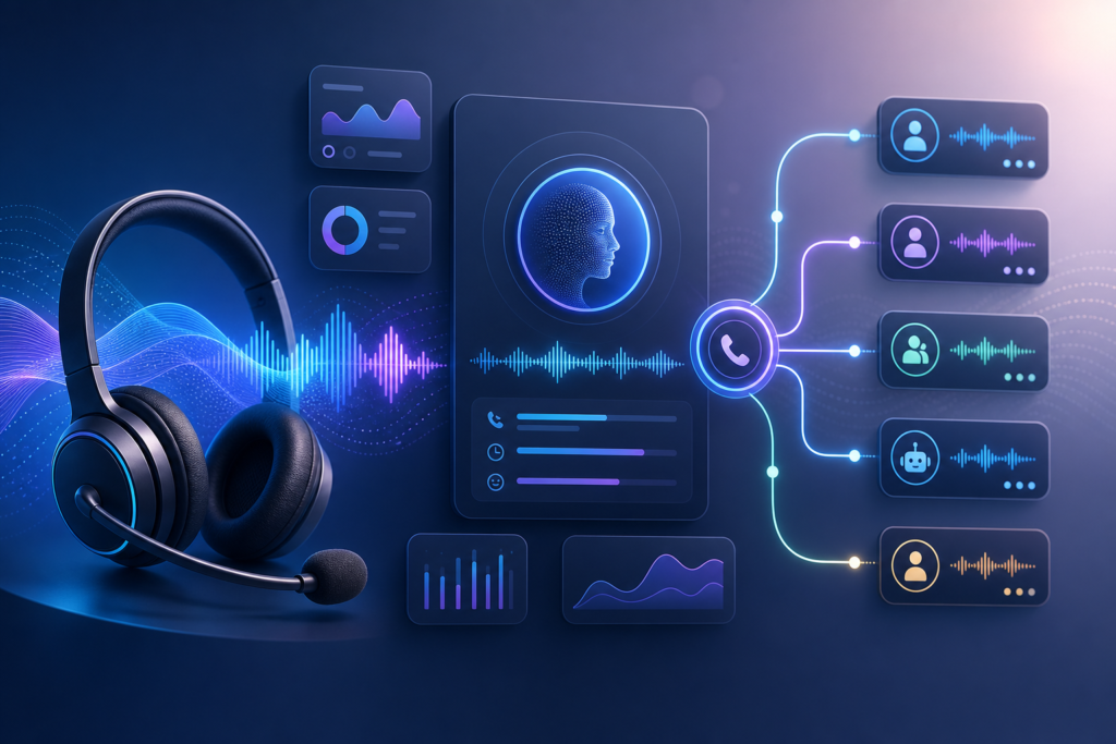 AI voice agent for customer service calls