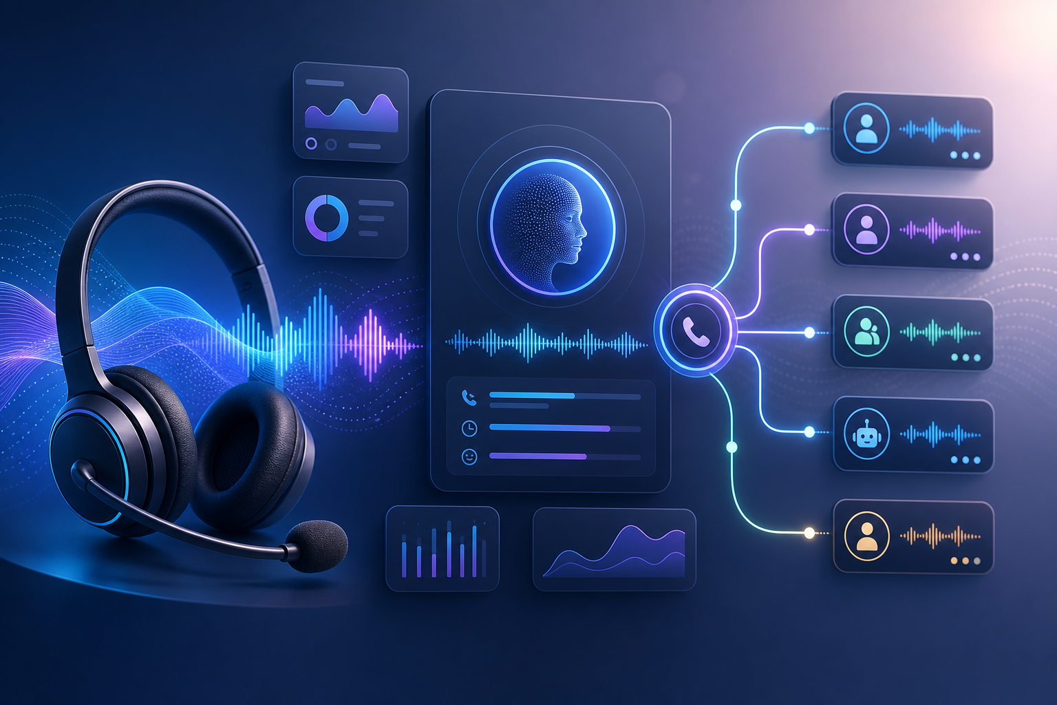 AI voice agent for customer service calls
