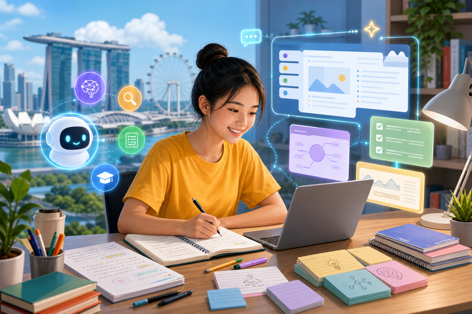 AI in a Singapore classroom and learning environment