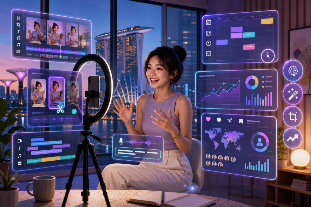 AI tools for content creators and influencers in Singapore